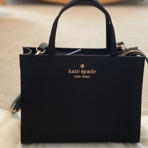 Kate spade, black nylon handbag